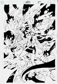 Keron Grant - Son of Vulcan #3 Cover (Son of Vulcan & Pandora Prepare For Battle!) 2005