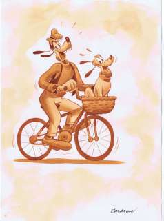 Cardona - 1 Watercolour - Goofy | Catawiki