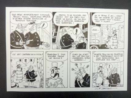 Janvier, Michel - 1 Original half page - Rantanplan T4 - Le Clown - 1993 | Catawiki
