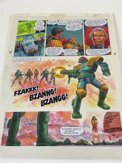 Benet, Manuel - 1 Original page - Judge Dredd - The Missing Mechanismo Droid. - 1993 | Catawiki