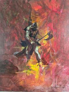 Hoffman, Mike - 1 Original drawing - Death Dealer Fire | Catawiki