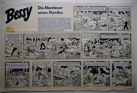 Vandersteen, Willy/ Verschuere, Karel | Original page Bessy 28  - De onbekenden (1959) | Catawiki