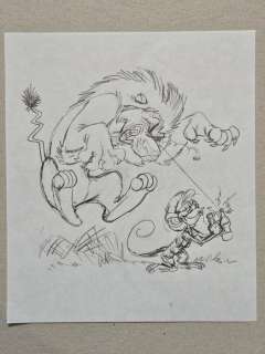 Valkema, Gerben - 1 Original preliminary drawing - Unruly Critters: Bottle - 2018 | Catawiki