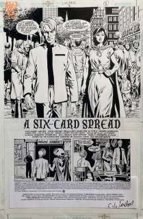 James Hodgkins Chris Weston - Lucifer #3 Title Page (Vertigo, 2000)