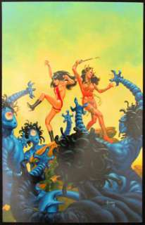 Joe Jusko - VAMPIRELLA/DEJAH THORIS #2 Cover | ComicConnect