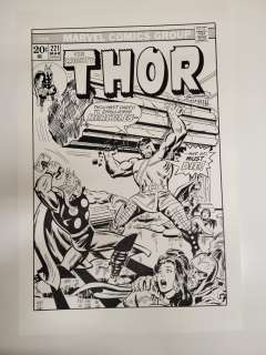 Tom Cook - Thor 221 Cover Recreation