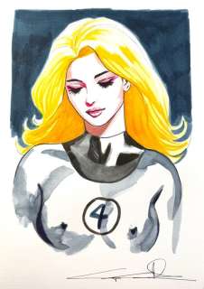 Candita, Giuseppe - 1 Original drawing - Susan Storm - Donna invisibile ? - 2024 | Catawiki