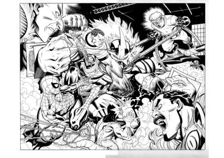 Ed McGuinness - Amazing Spiderman 900 Page 52-53