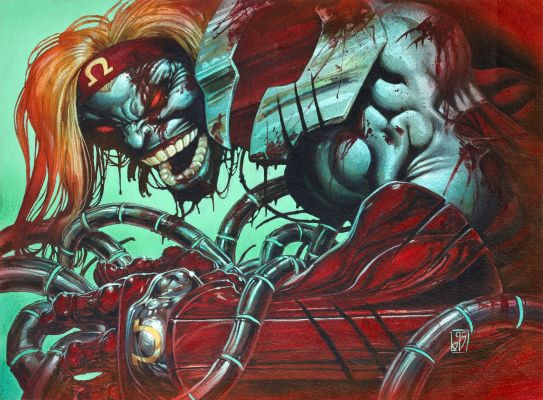 Lot 262 - LEDROIT Olivier (né en 1969) : Omega Red Illustration originale,… | misc / divers