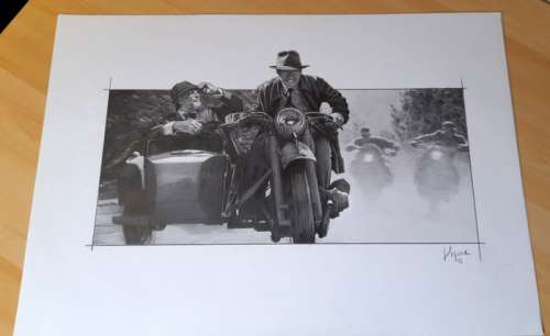 Giordano, Vincenzo - 1 Original drawing - Cinema Pencils - Indiana Jones - 2016 | Catawiki