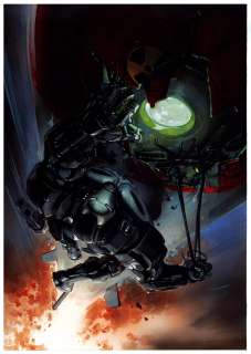 Clayton Crain - Punisher #222 Cover Painting (Incredibly Detailed Full Painting!) 2017