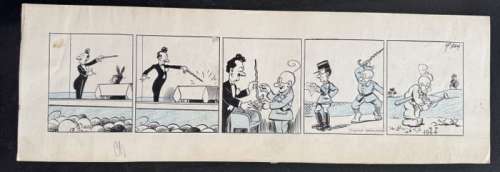 Daix, André - 1 Original strip - Professeur Nimbus - 1944 | Catawiki