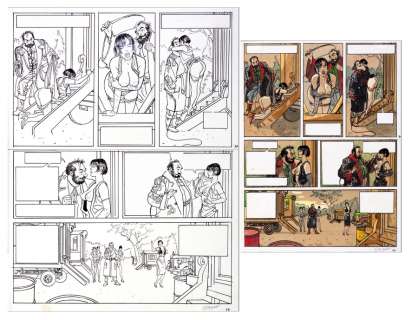 Gibrat | Pinocchia, planche n°8 Ã  l’encre de Chine et… | Millon