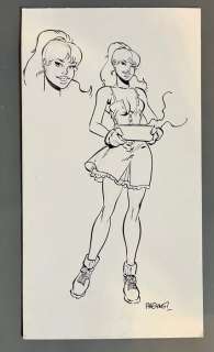 Meynet, Felix - 1 Original drawing - Pin Up | Catawiki