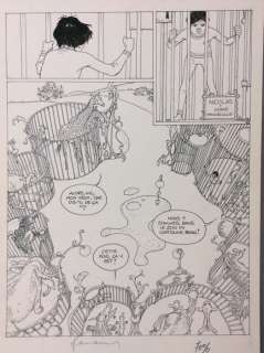 Hermann | original board with a great illustration  - Nic T 1  - Hey Nic! You are dreaming?  -(March 1980) | Catawiki