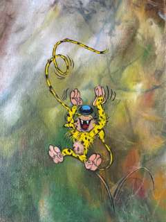 Broca, Nic - 1 Original painting - Spirou et Fantasio - Marsupilami | Catawiki