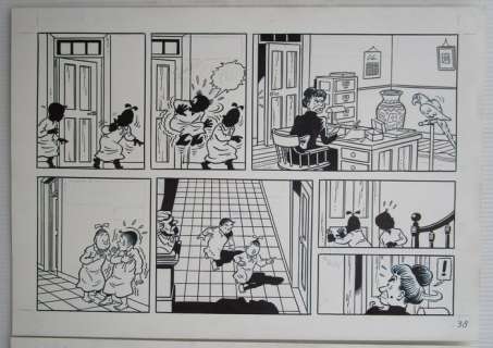 Morjaeu , Luc - 1 Original page - Suske en Wiske 319 - Suske de rat - Page 10 - 2015 | Catawiki