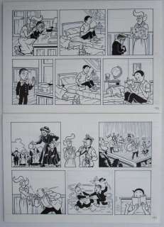 Morjaeu , Luc - 1 Original page - Suske en Wiske 319 - Suske de rat - Page 45 - 2015 | Catawiki