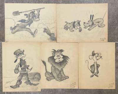 Royer - 5 Original drawing - Disney | Catawiki