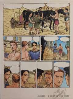 Philippe Delaby - 1 Bleu de coloriage original - Murena | Catawiki