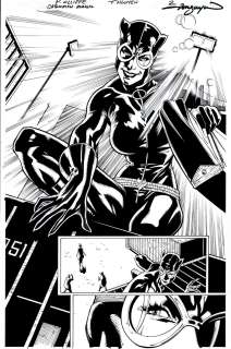 Pat Olliffe, Tom Nguyen | Catwoman Annual #2 P 2 Splash (Huge Catwoman Who Just Stole a Briefcase!) 2014 | Romitaman