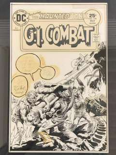 Kubert. G. I. Combat Original Cover #178. | Weiss Auctions