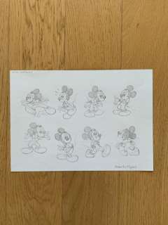 Migheli, Roberta - 1 Original drawing - Mickey Mouse - Studi di Mickey Mouse - 2018 | Catawiki