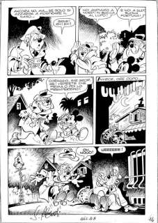 Asteriti, Sergio - 1 Original page - Topolino - 1614-B - Topolino e il rimbambinatore folle - 1983 | Catawiki