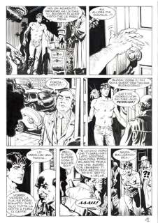 Bigliardo, Daniele - 2 Original page - Dylan Dog #316 - "Blacky" - 2012 | Catawiki