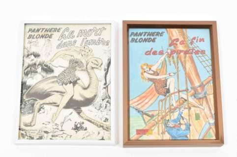 [ORIGINAL COMIC BOOK ARTWORK] ENZO DUFFLOCQ MAGNI (1914-1981). PANTHERE BLONDE | Zwiggelaar Auctions