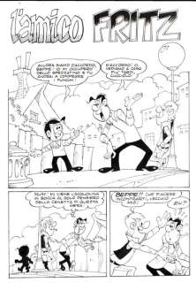 Ortolani, Attilio - 16 Original page - Cucciolo #11 - "L’amico Fritz" - Complete Original Story - 1978 | Catawiki