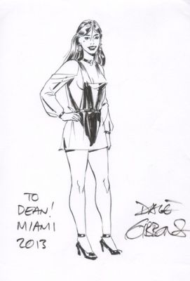 Sexy SILK SPECTRE II ORIGINAL ART DAVE GIBBONS SKETCH PIN UP WATCHMEN | eBay US (Buy It Now)