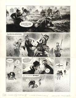 Steve Cuzor - Planche originale n°106 - Le combat d‘Henry Fleming