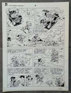 Seron, Pierre - 1 Original page - Les Petits Hommes et mini-gagagags - T25 - page 21 - 1989 | Catawiki