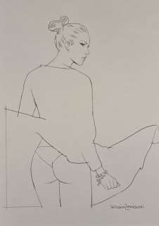 Zaniboni, Sergio - 1 Original drawing - Eva Kant Eros | Catawiki