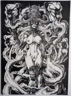 Pontet, Cyril - 1 Original drawing - Succubus - Desdémone - 2023 | Catawiki