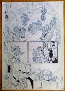 Atilio Rojo - Transformers #31 - More than meets the eye /dawn of the autobots - 1 page originale - EO - 2015 | Catawiki