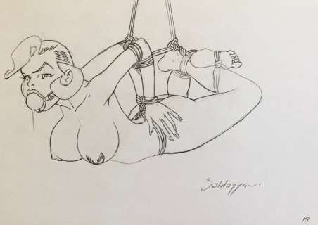 Baldazzini, Roberto - 1 Original page - Bondage Hotel - Pag. 19 | Catawiki