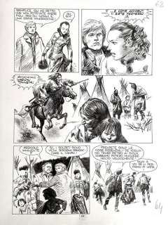 Trevisan, Giorgio - 1 Original page - Ken Parker - n. 33 | Catawiki