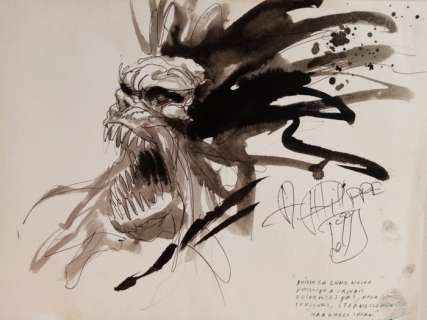 Olivier Ledroit - 1 Original drawing - Chroniques de la lune noire - 2005 | Catawiki