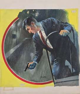 Carlo Jacono - 1 Original cover - Lockridge N. 899 - "Mandato di morte" | Catawiki