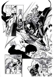 Vicente Cifuentes - Batgirl #5 P 19 Semi-Splash (Sold Live on ‘Dueling Dealers of Comic Art #139 Podcast on 11-1-2023 Watch It Here!