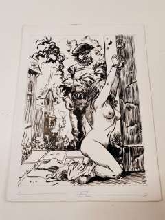 Hodges, James - Original drawing - Medieval - Inquisizione Spagnola - 1970 | Catawiki