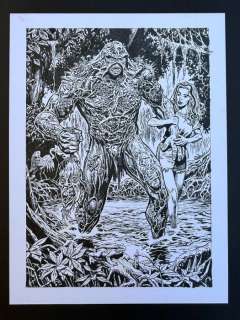 John Watson - 1 Original drawing - Swamp Thing | Catawiki