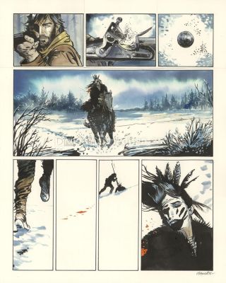 Bernard Vrancken | Nouvelle France, Chapitre I, planche orig | Daniel Maghen