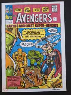 Camarda, Larry - 1 Original drawing - The Avengers VS Loki, God of Evil - 2015 | Catawiki