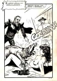 Manara, Milo - 1 Original page - Jolanda De Almaviva #57 - "La citta’ proibita"-Full Page - 1973 | Catawiki