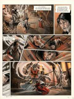 Saverio Tenuta - Planche originale n°26. Sélection * Vente BD de Noël * Collection privées - La Fleur cachée de l‘abomination - La Légende des Nuées écarlates