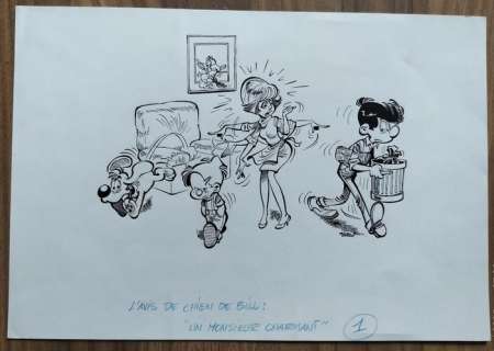 Verron, Laurent - 1 Original drawing - Boule & Bill | Catawiki