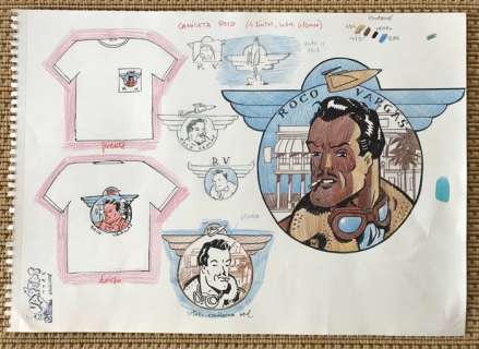 Daniel Torres - 1 Colour pencil drawing - Roco Vargas - 1983 | Catawiki